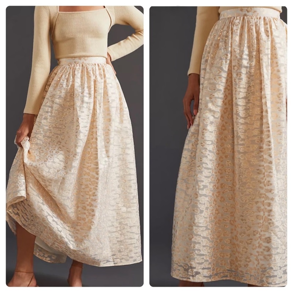Anthropologie Pankaj and Nidhi Skirt